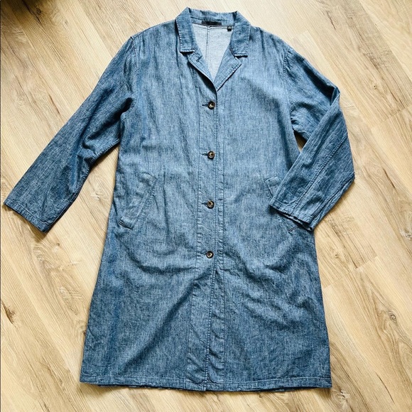 Denim Car Coat - Picture 6 of 6